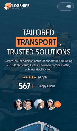 website for logistic business malta